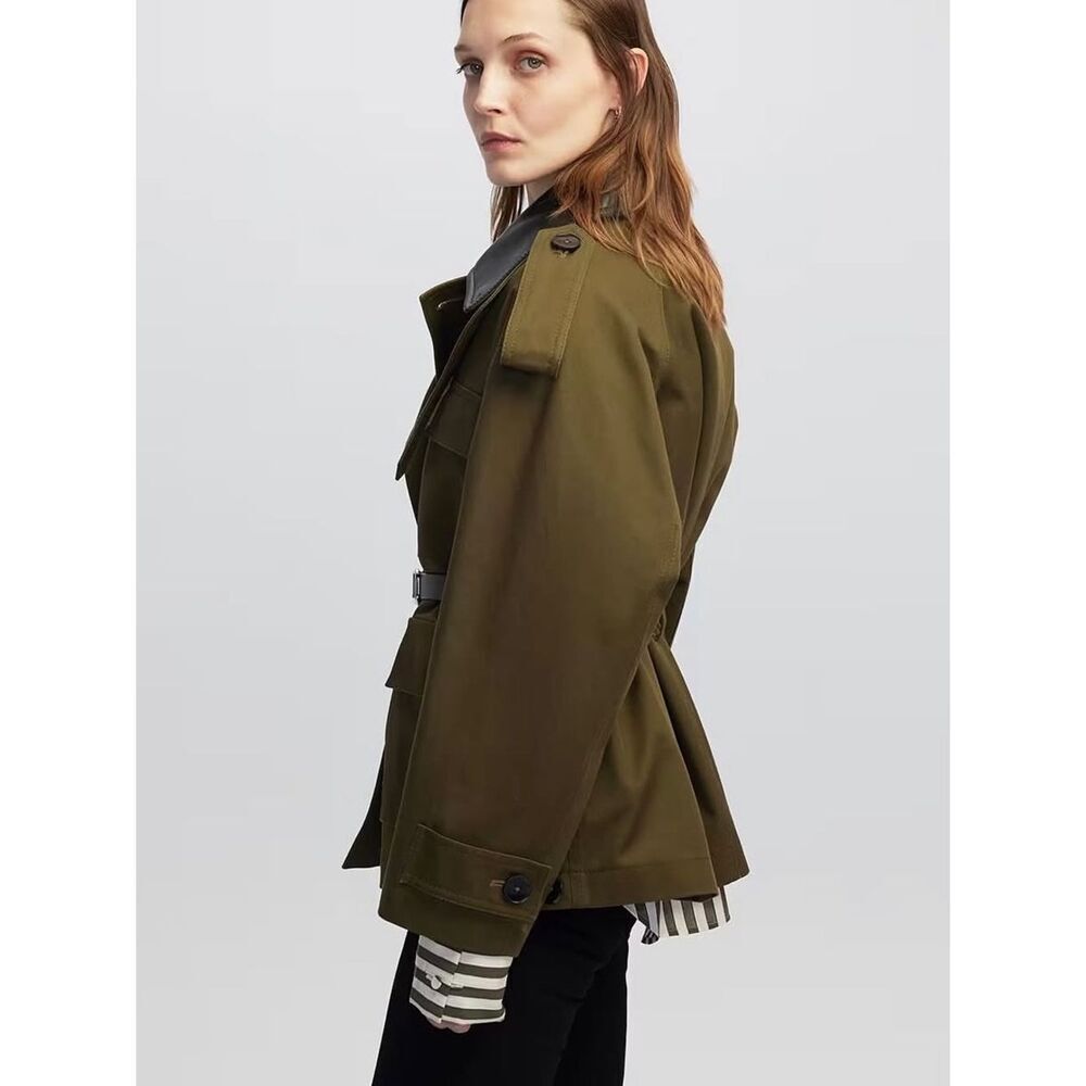 Ipekyol Olive Military-Style Women's Jacket
